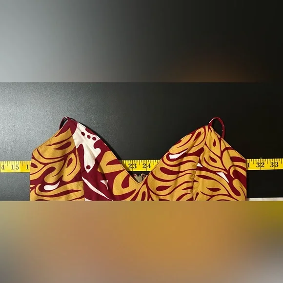 Manuhealii Tropical Leaf Print Dress - Picture 3 of 5